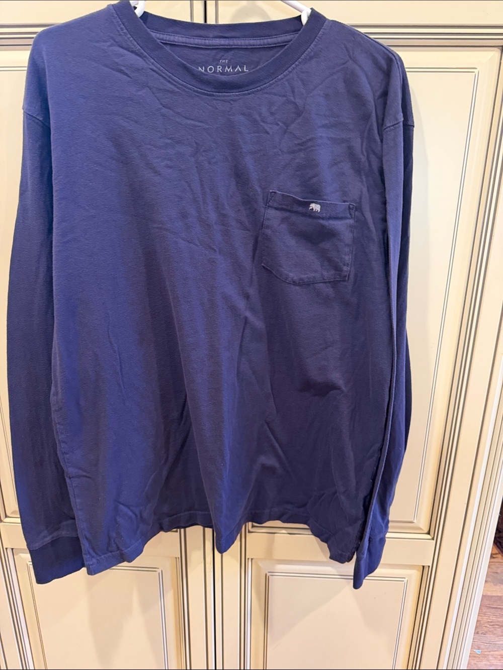 The Normal Brand Navy Long-Sleeve Pocket Tee - Men's